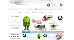 Desktop Screenshot of buntefuesse.de